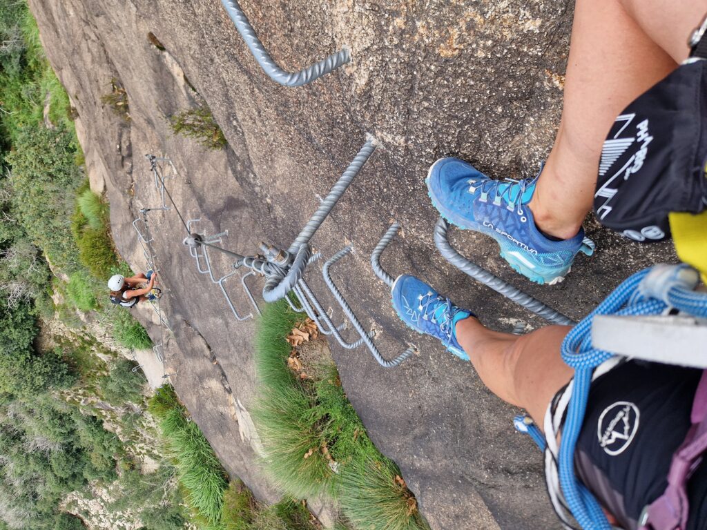 Kopėtėlės ir lynai via ferrata maršrute
