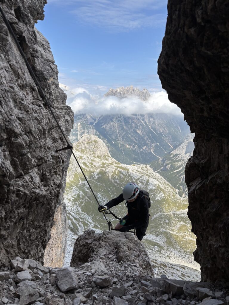 Via ferrata delle Scalette lipanti moteris
