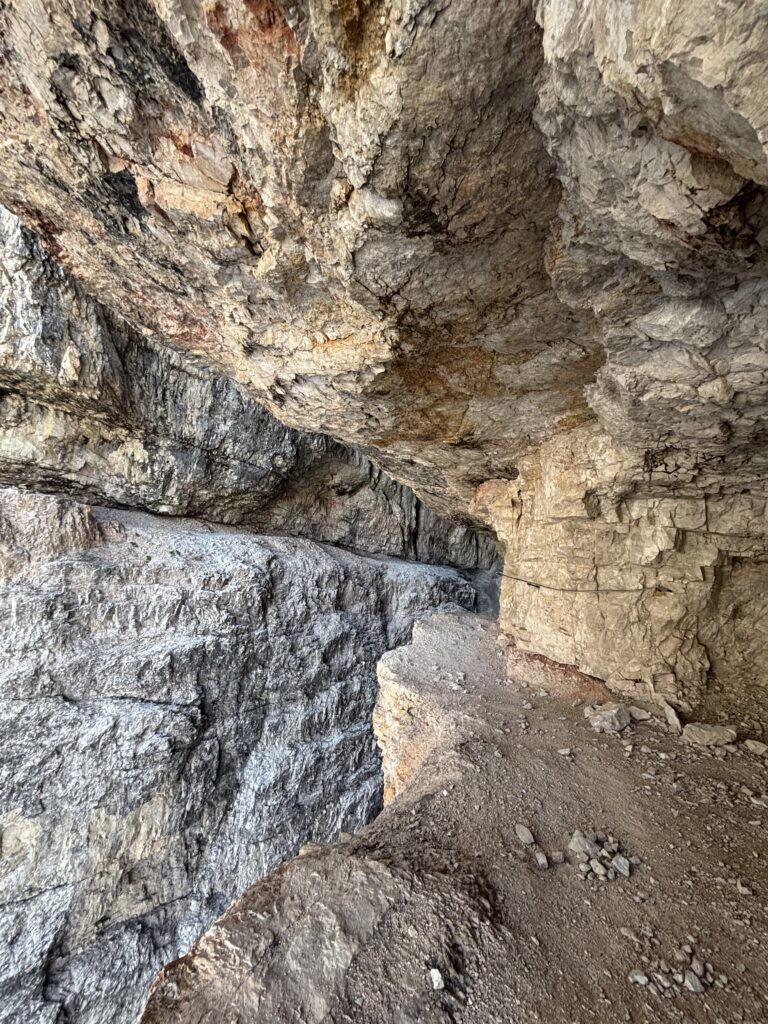 Moteris italijos Dolomituose, Alpinisteig maršrute, , Monte Popera Circuit