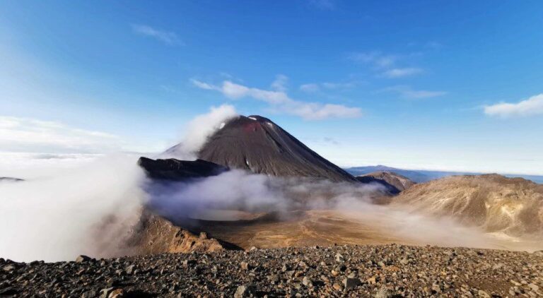 Naujoji Zelandija | Kelionė automobiliu po Šiaurinę salą. Tongariro nacionalinis parkas. Tongariro ungikalnis.