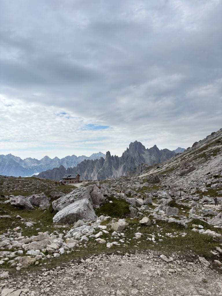 Rifugio Lavaredo in the Italian Dolomites