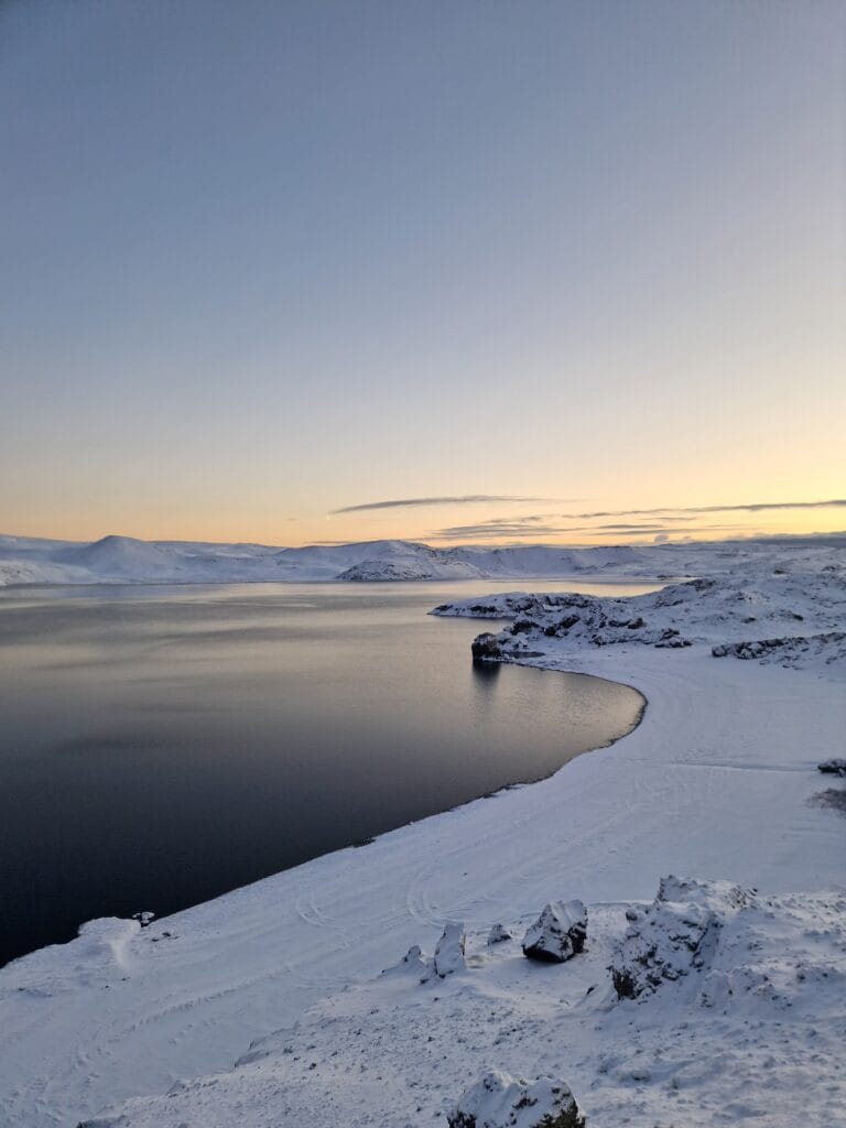Kleifarvatn lake in Iceland