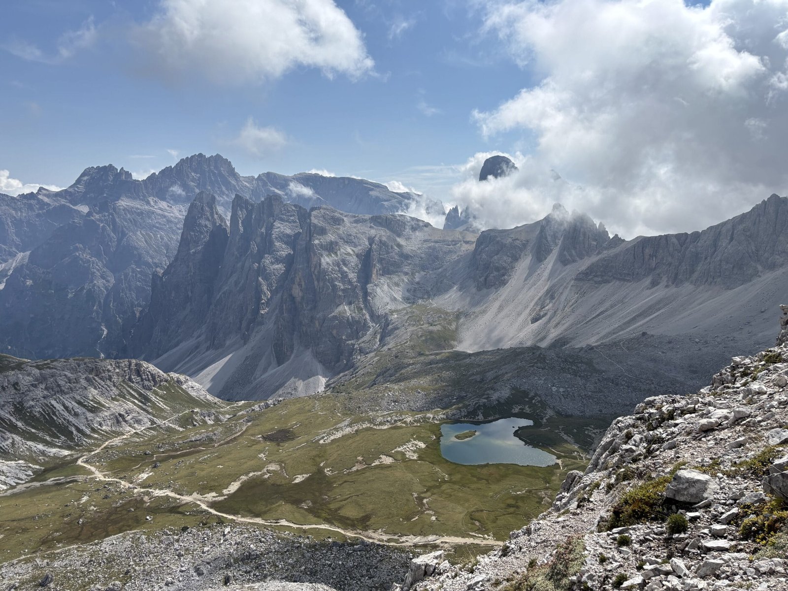 Panoramic views of Italian Dolomites, Sesto group