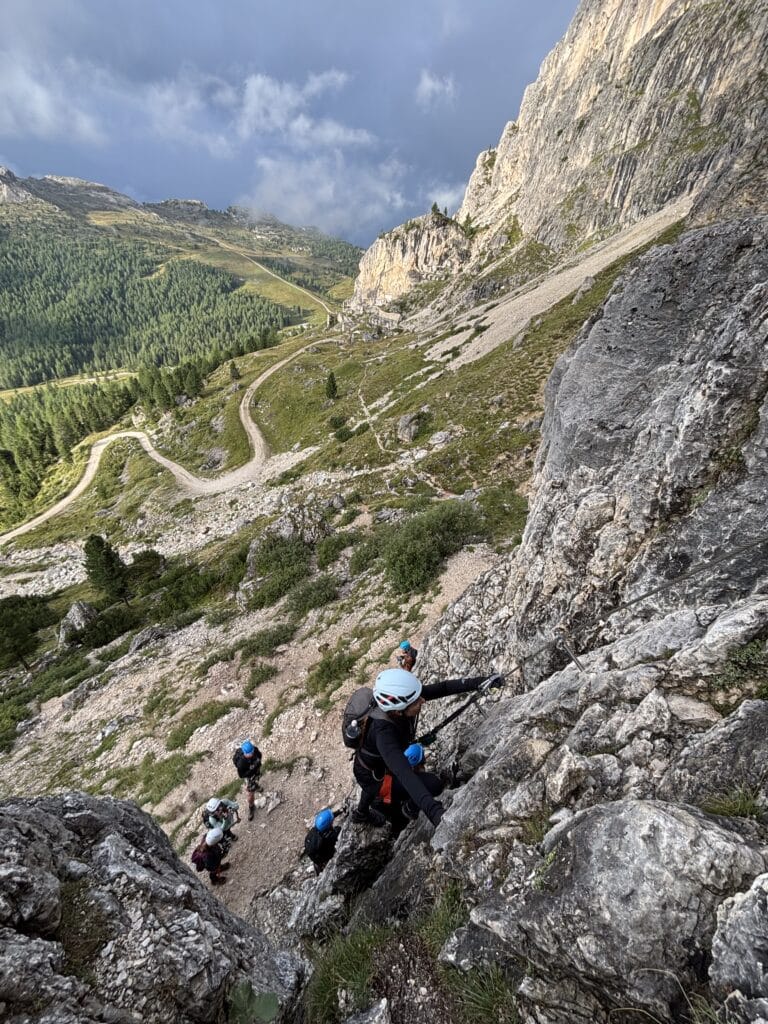 Via ferrata degli Alpini al col dei Bos