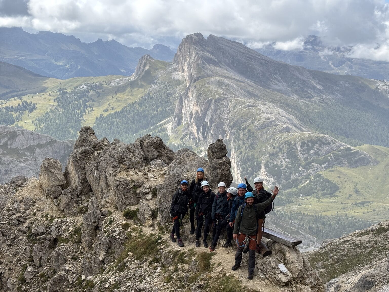 Vaizdai leidžiantis iš Rifugio Lagazuoi