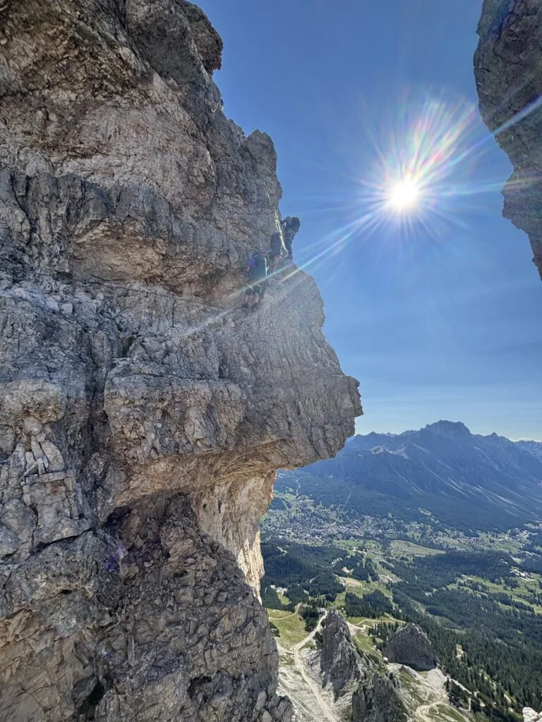 Via ferrata Giuseppe Olivieri iki Punta Anna
